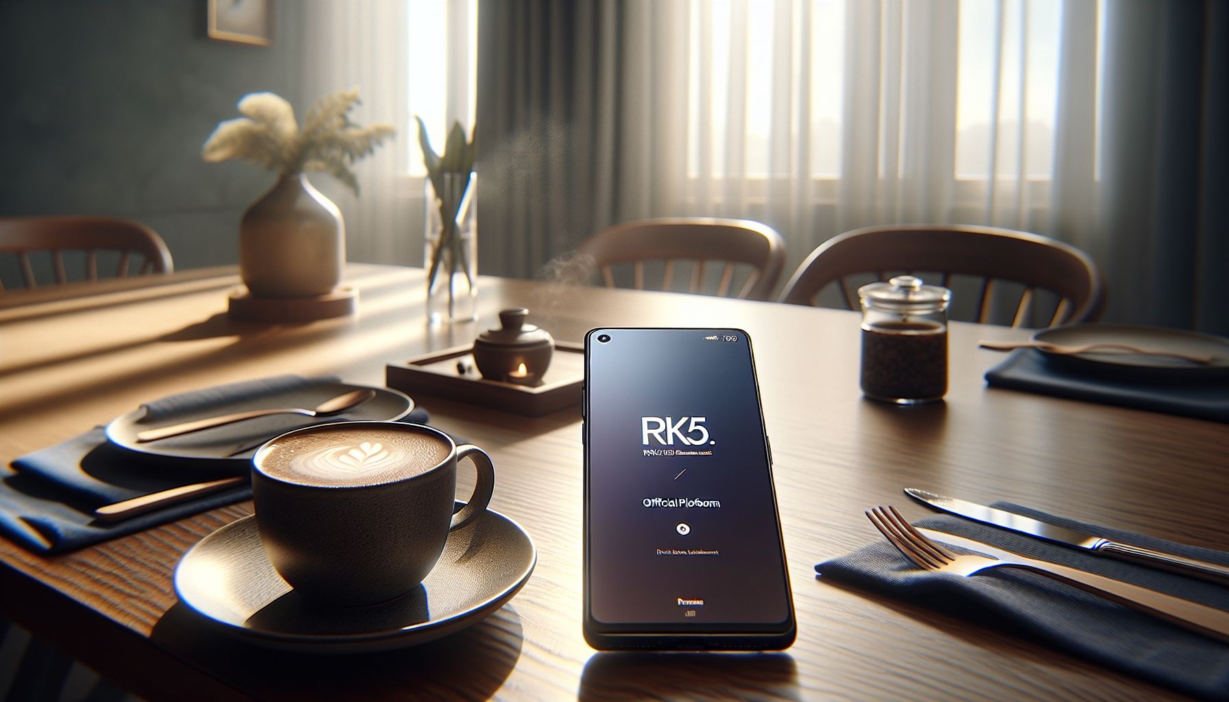 RK55 portal displayed on a clean interface with calm and organized visuals